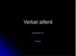 Verbal atferd - slide 1