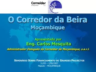 O Corredor da Beira Moçambique