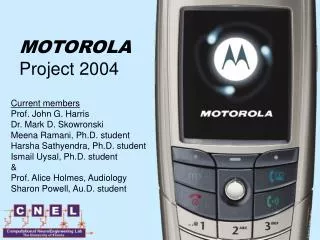 MOTOROLA Project 2004
