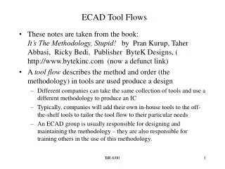 ECAD Tool Flows