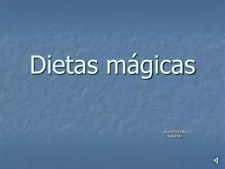 dietas m gicas