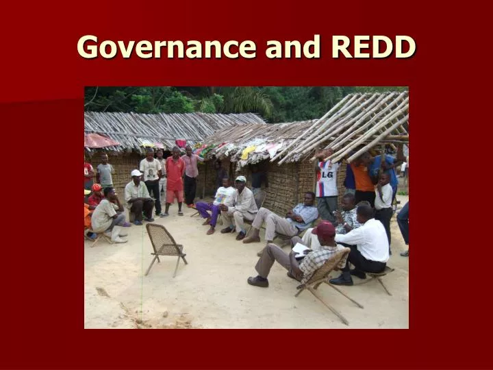 governance and redd