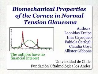 Biomechanical Properties of the Cornea in Normal-Tension Glaucoma