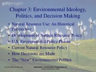 Chapter 3: Environmental Ideology, Politics, and Decision Making