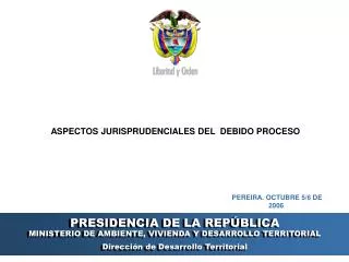 ASPECTOS JURISPRUDENCIALES DEL DEBIDO PROCESO