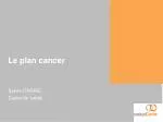 Le plan cancer - slide 1