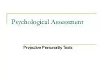 assignment about psychological assessment