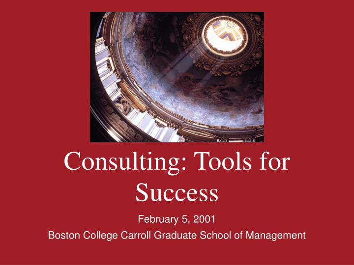 consulting tools for success