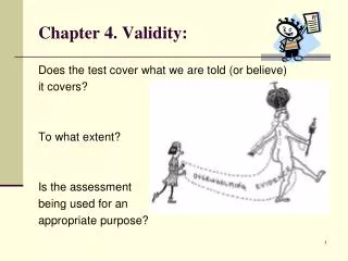 Chapter 4. Validity: