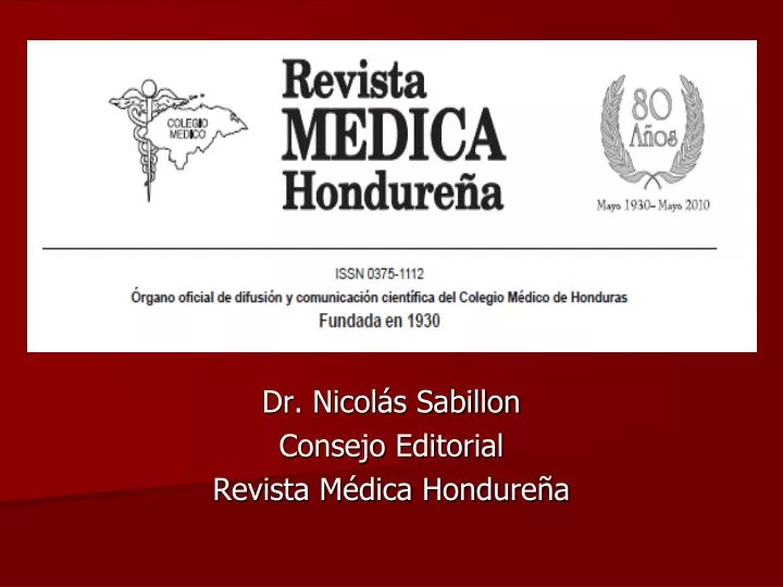 dr nicol s sabillon consejo editorial revista m dica hondure a