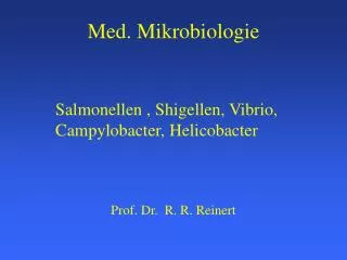 Med. Mikrobiologie