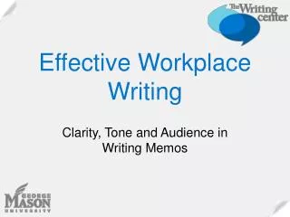 Effective Workplace Writing