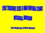 2002 TREASURE STATE 8 MAN FOOTBALL CLINIC - slide 1