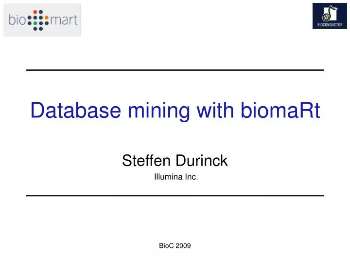 database mining with biomart