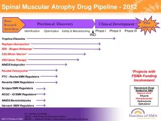 Spinal Muscular Atrophy Drug Pipeline - 2012