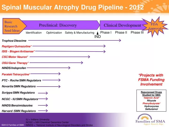 spinal muscular atrophy drug pipeline 2012
