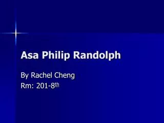 Asa Philip Randolph