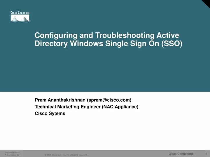 configuring and troubleshooting active directory windows single sign on sso