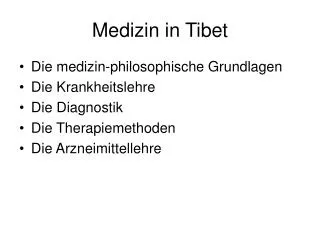 Medizin in Tibet