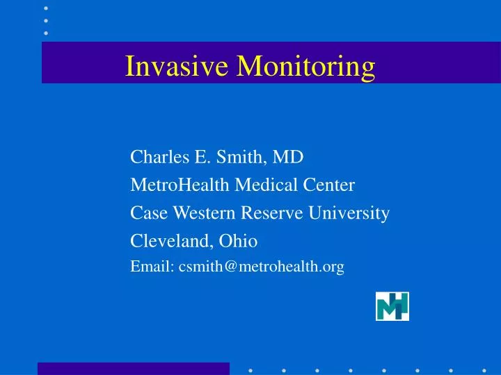 invasive monitoring