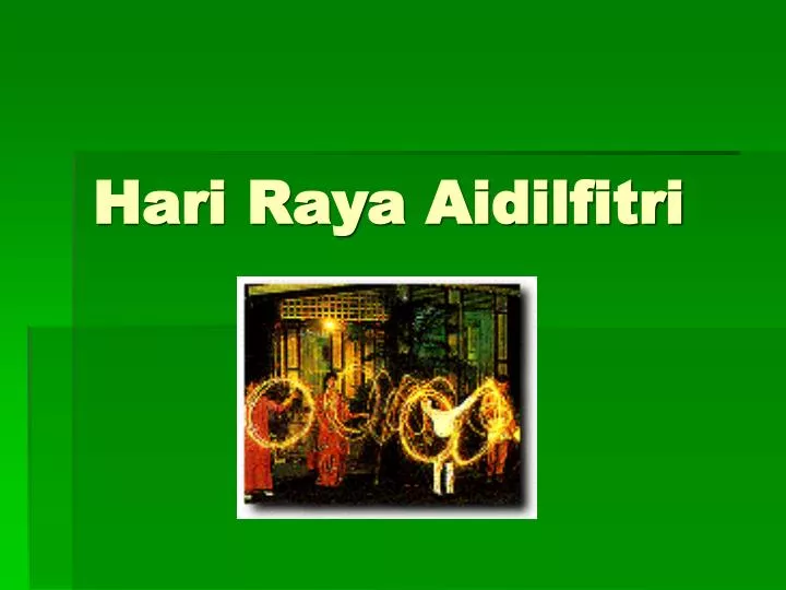 hari raya aidilfitri