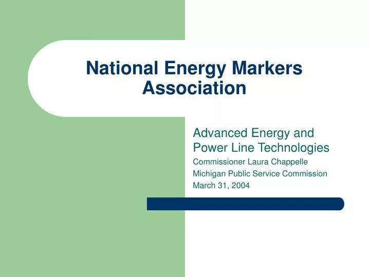 national energy markers association