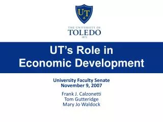 UT’s Role in Economic Development