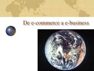 De e-commerce a e-business