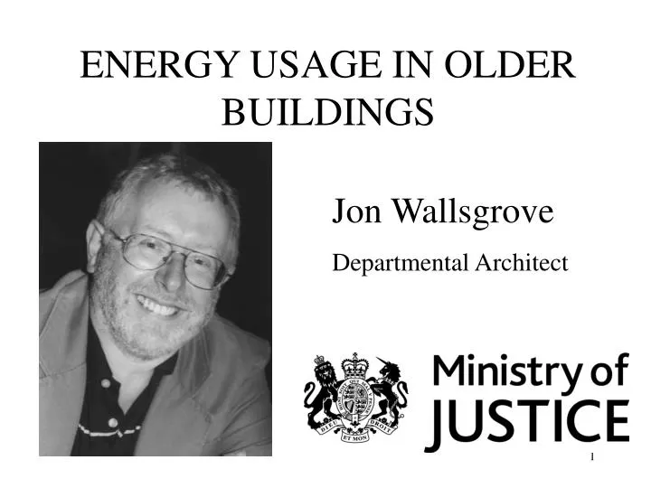 energy usage in older buildings