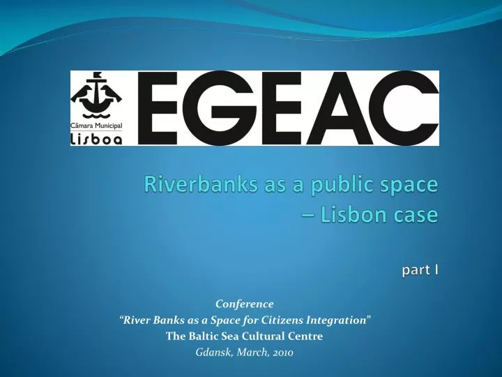 riverbanks as a public space lisbon case part i