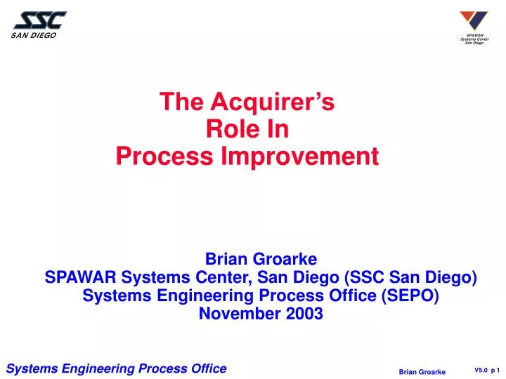 the acquirer s role in process improvement