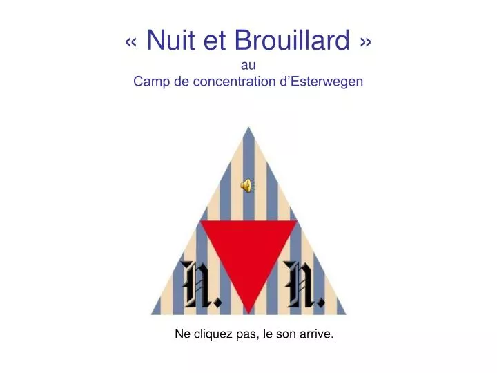 nuit et brouillard au camp de concentration d esterwegen