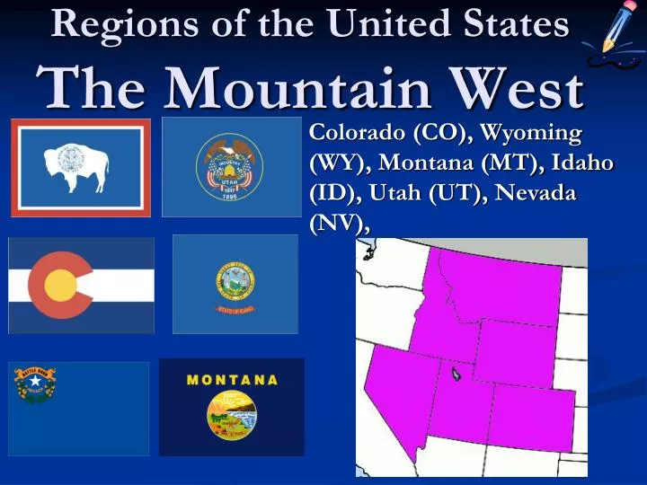 regions of the united states the mountain west