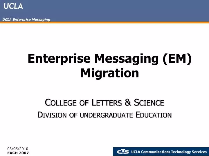 enterprise messaging em migration