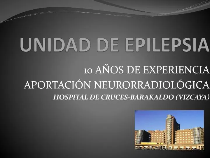 unidad de epilepsia