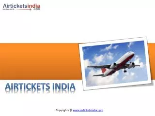 Air Tickets India- Cheap Flights Tickets