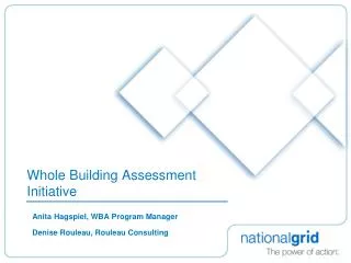 Whole Building Assessment Initiative