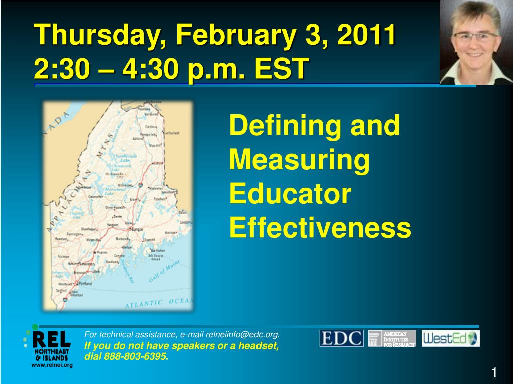 PPT - Defining and Measuring Educator Effectiveness PowerPoint ...