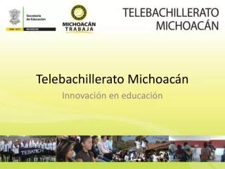 Telebachillerato Michoacán
