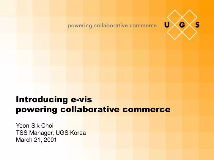introducing e vis powering collaborative commerce
