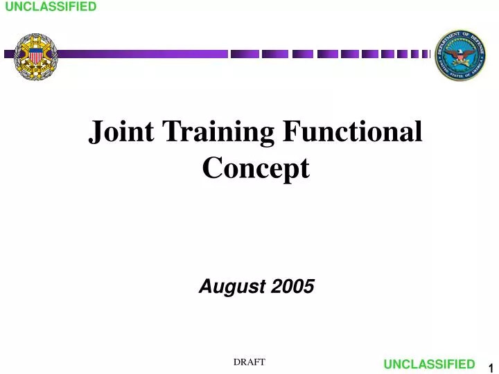 joint training functional concept