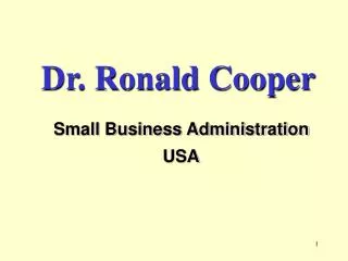 Dr. Ronald Cooper