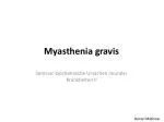 Myasthenia gravis - slide 1