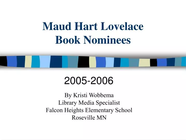 maud hart lovelace book nominees