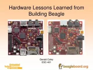 Hardware Lessons Learned from Building Beagle