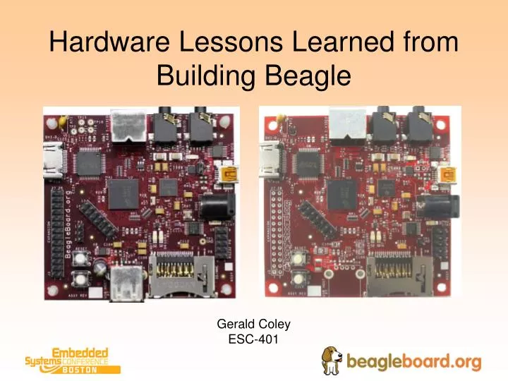 hardware lessons learned from building beagle