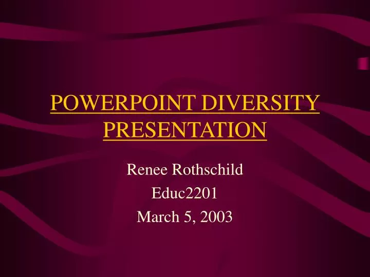 powerpoint diversity presentation