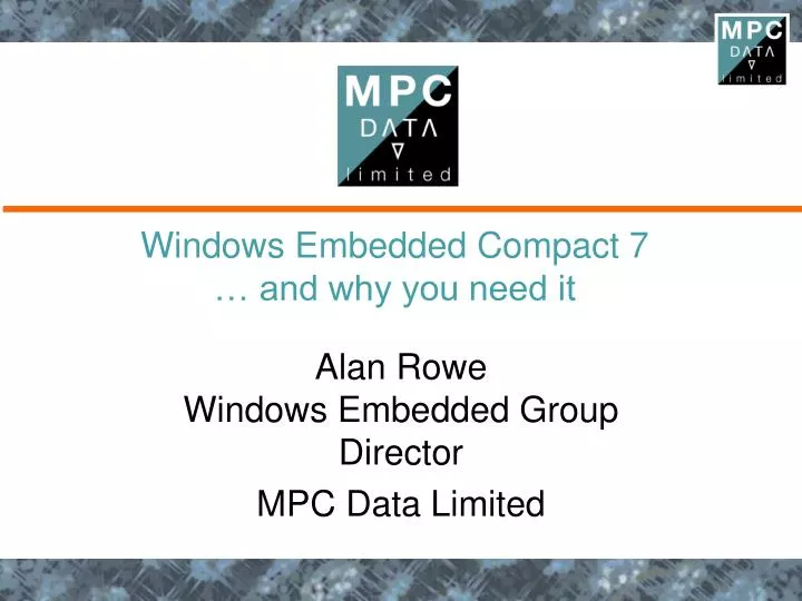 windows embedded compact 7 and why you need it