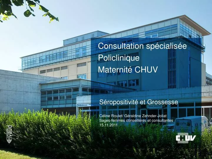 consultation sp cialis e policlinique maternit chuv