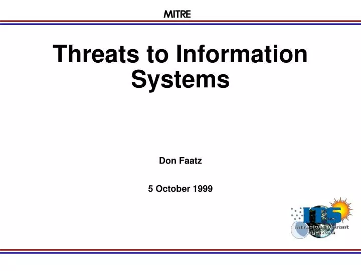 threats to information systems